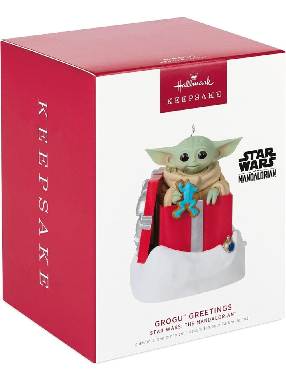 Ornament Hallmark Keepsake Christmas , Star Wars: The Mandalorian Grogu Greeting